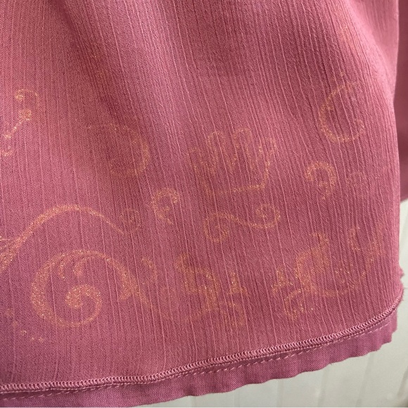 Mexx dusty rose ruffle dress Sz 7 - Picture 7 of 16